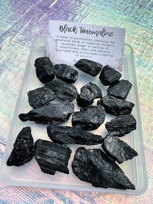 Raw Black Tourmaline